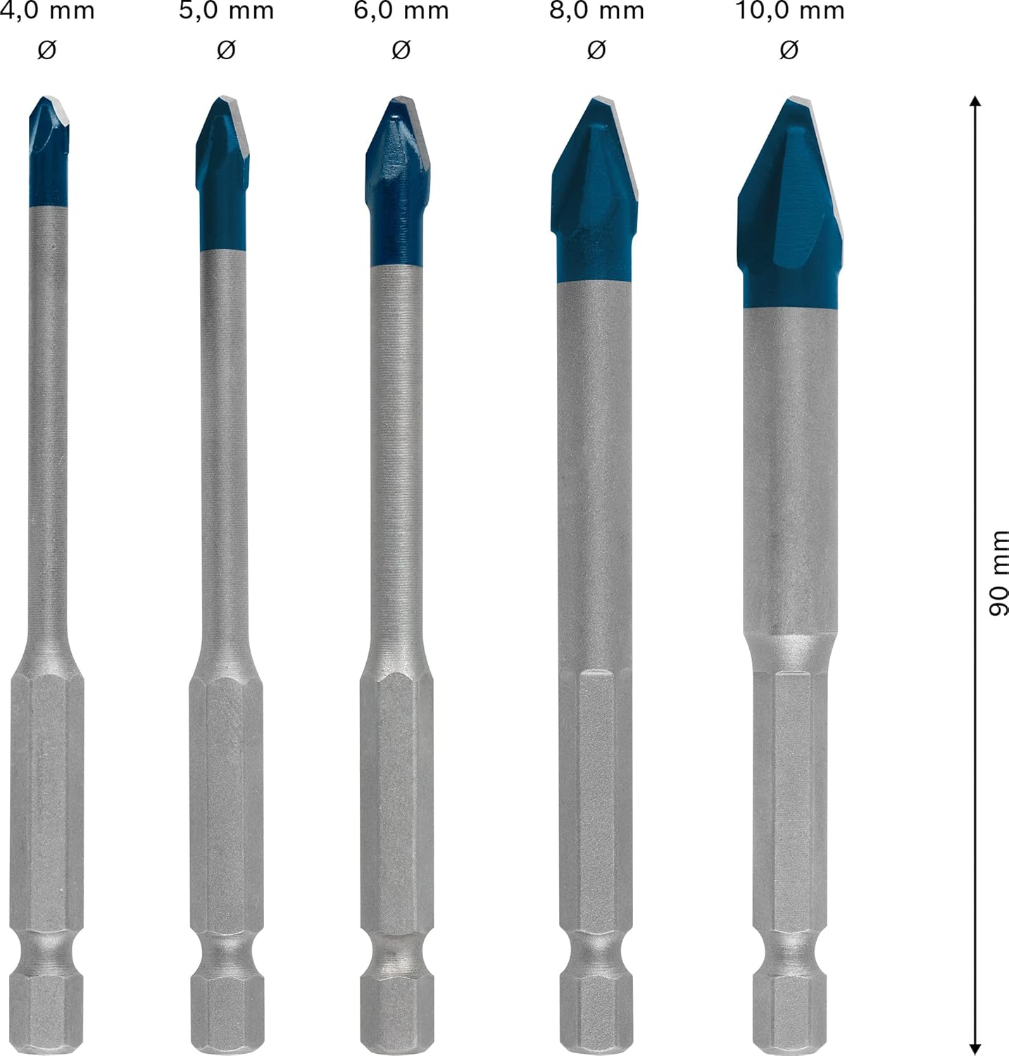 Bosch Expert HEX-9 - Set 3 Punte Professionali - immagine 2