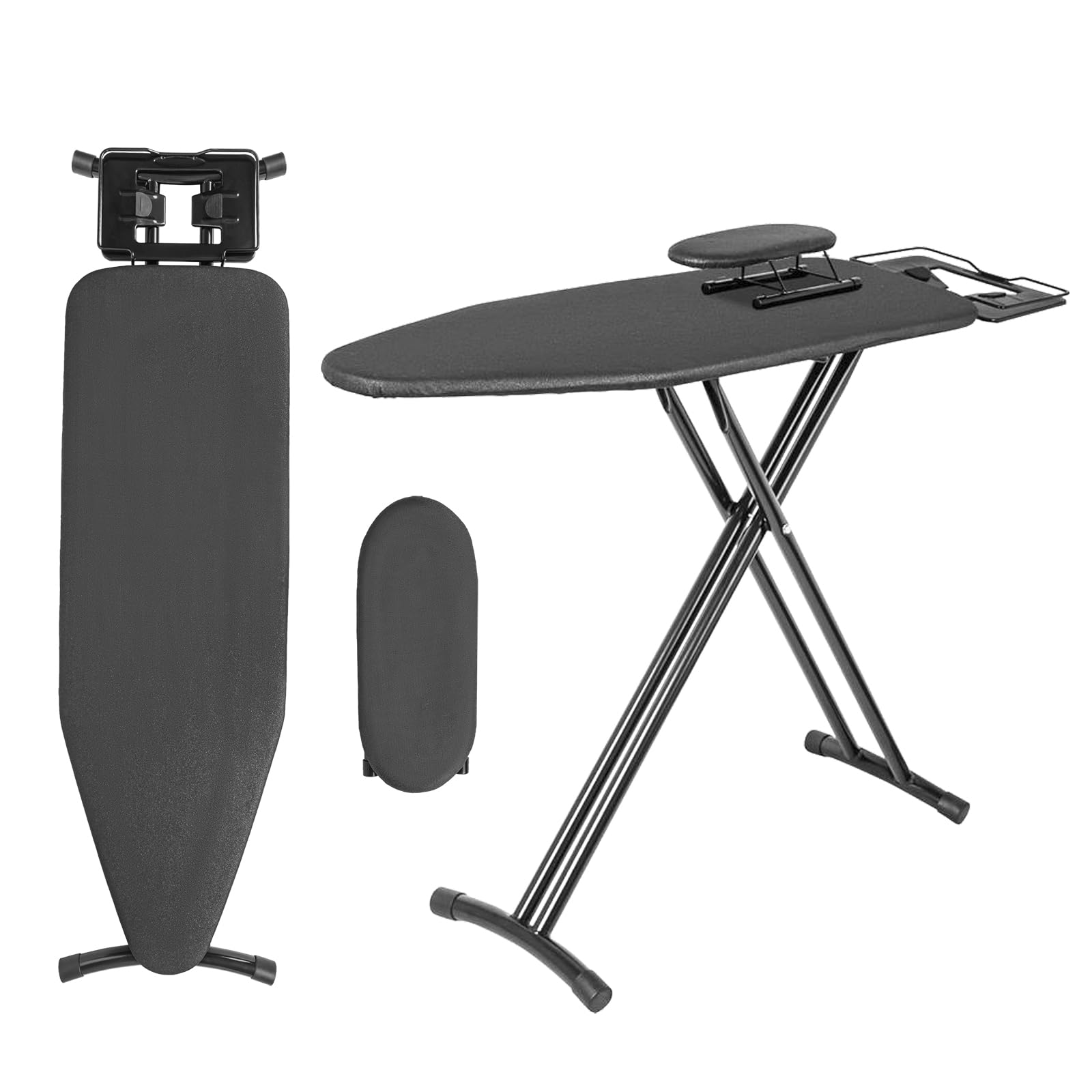 Asse da Stiro Pieghevole 122x38cm con Poggia Ferro