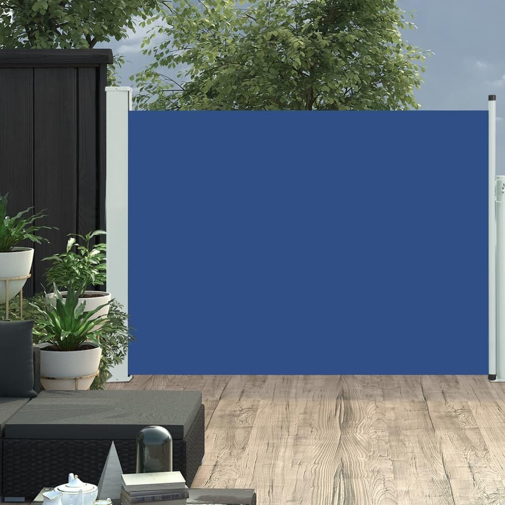 Vidaxl Tenda da Giardino a Scomparsa 100x500cm Blu - immagine 2