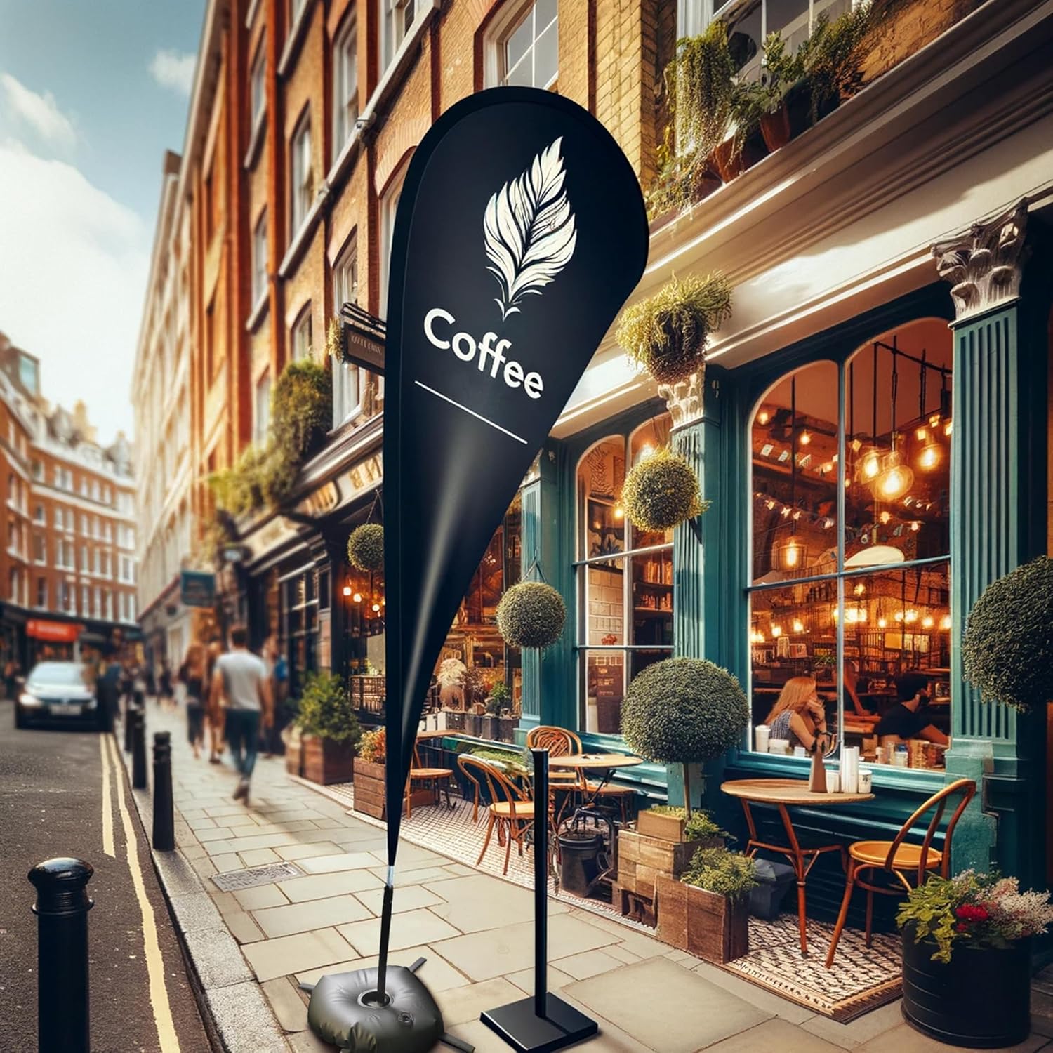 Anley Base da Terra Pieghevole con Sacca d'Acqua - immagine 5