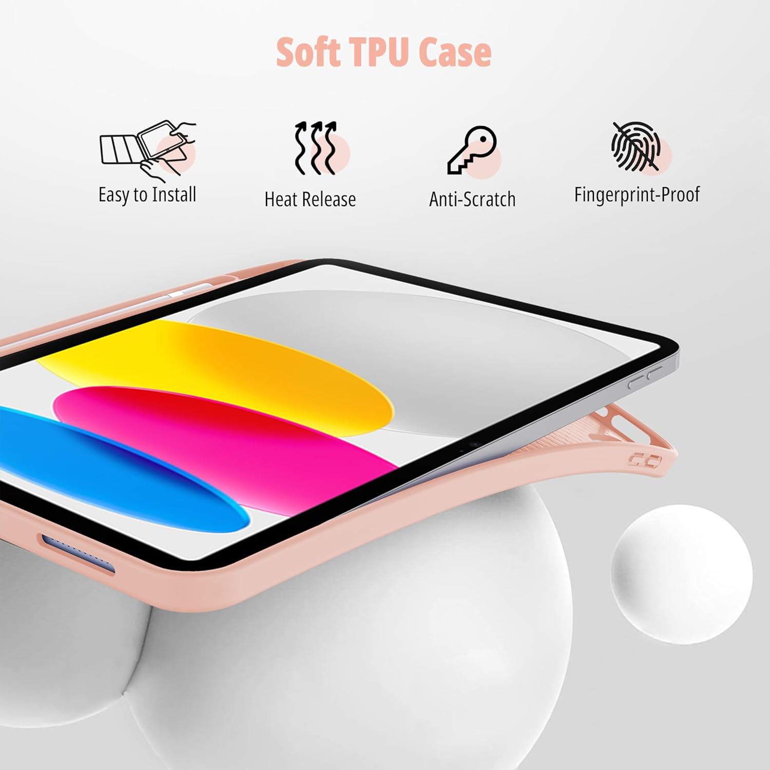 Cacoe Custodia Ultra Sottile con Portapenne, Oro Rosa - immagine 5