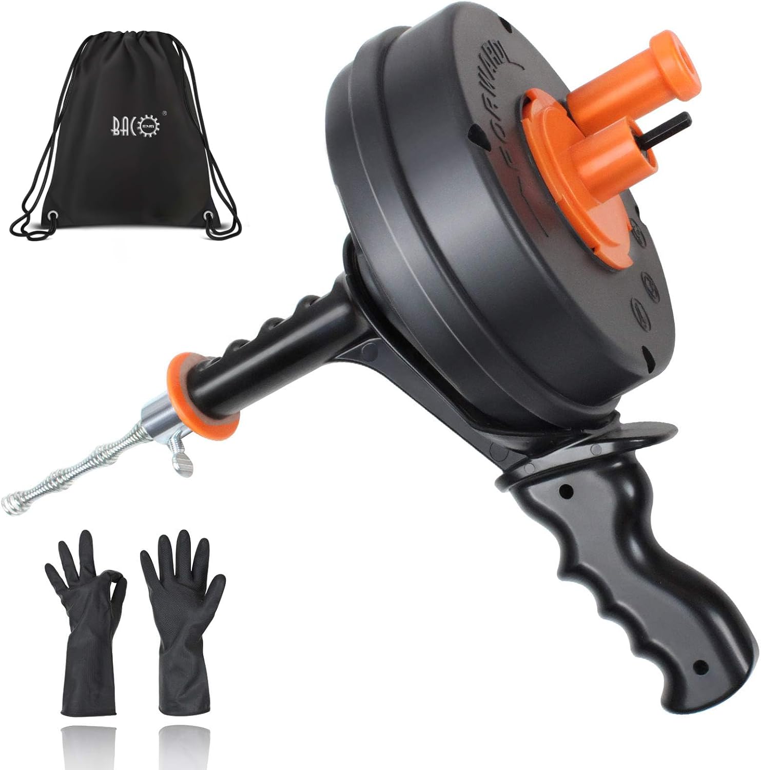 BACOENG Sonda Sturatubi Professionale Flessibile 7,5M - immagine 1