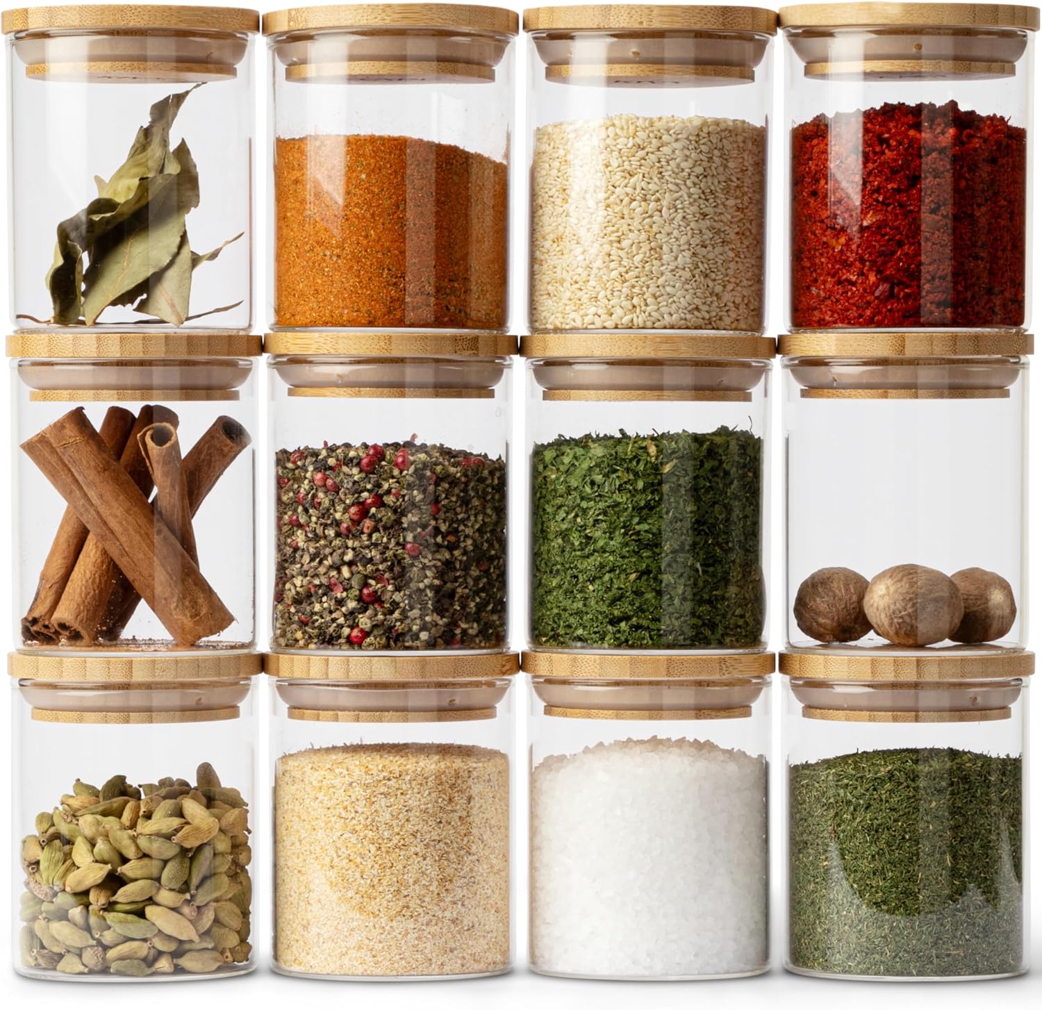 Kivy Barattoli Spezie Vetro 12x150ml