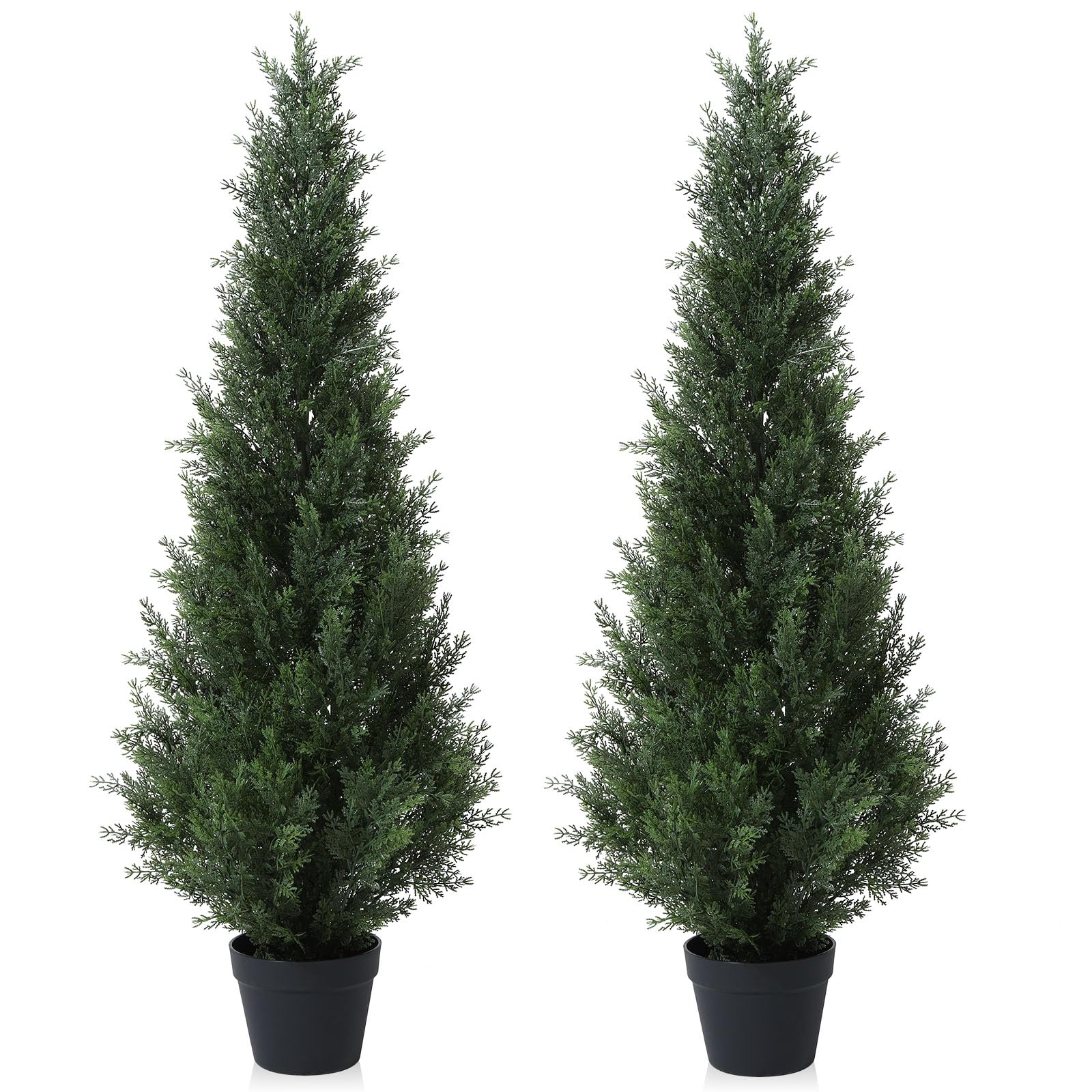 Crosofmi Piante Finte Cedar Tree Grandi 125 cm