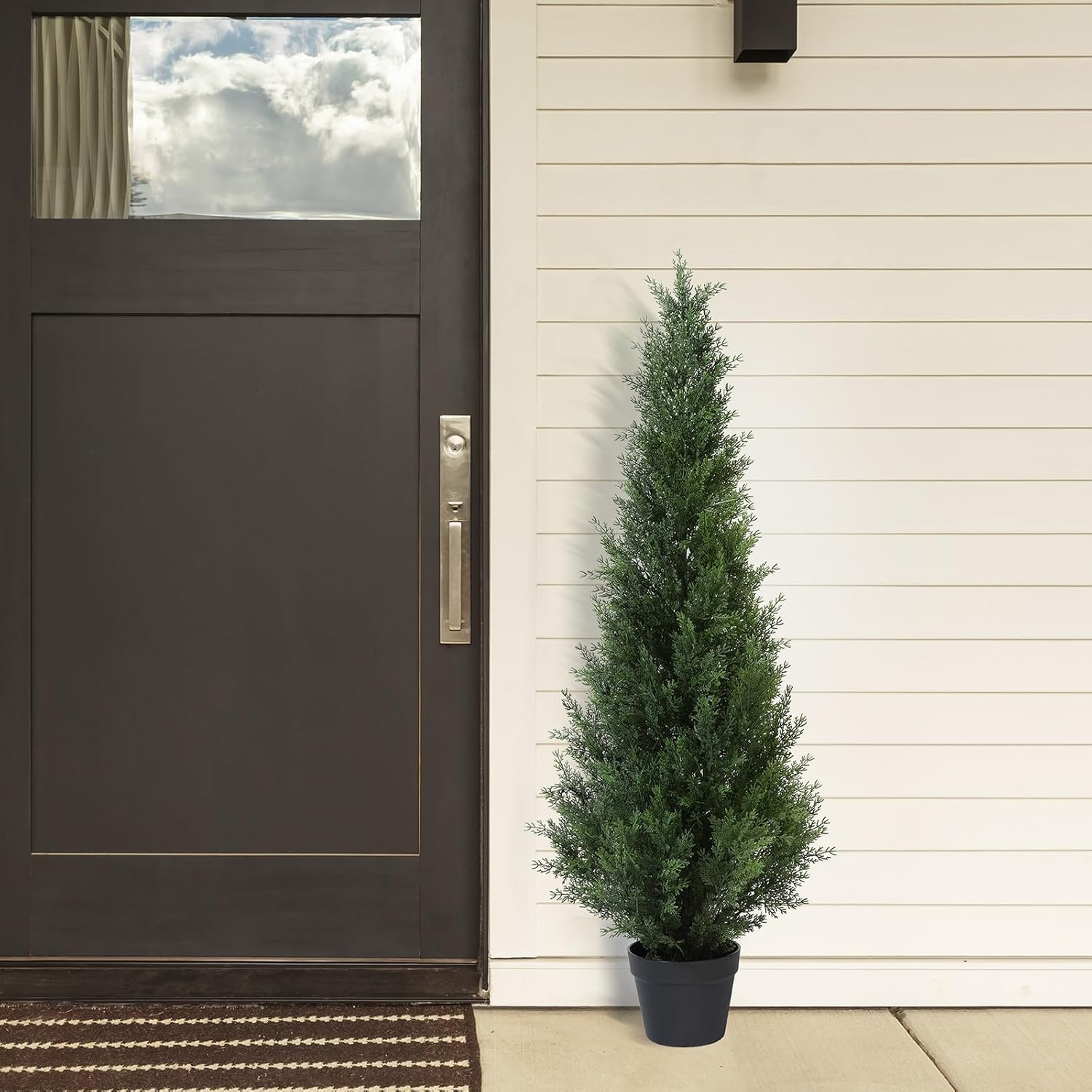 Crosofmi Piante Finte Cedar Tree Grandi 125 cm - immagine 2