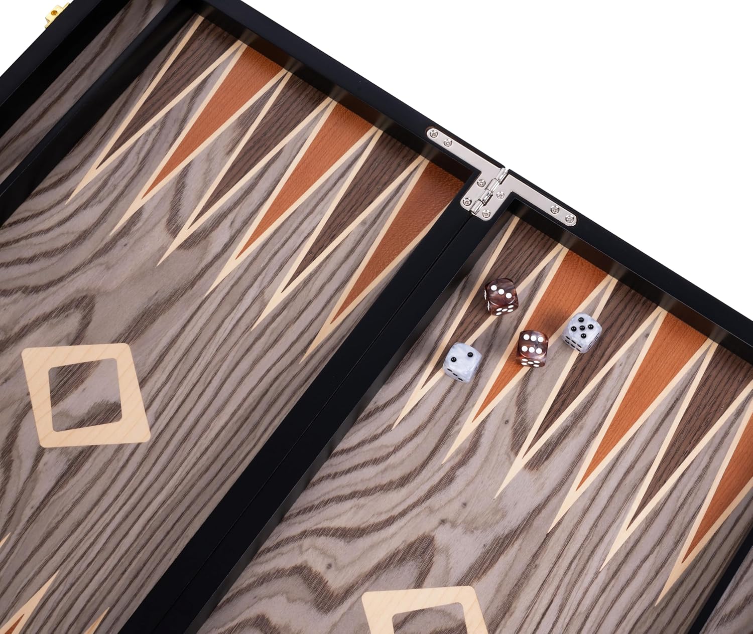 Engelhart Backgammon Deluxe 18 Pollici, Grigio - immagine 7