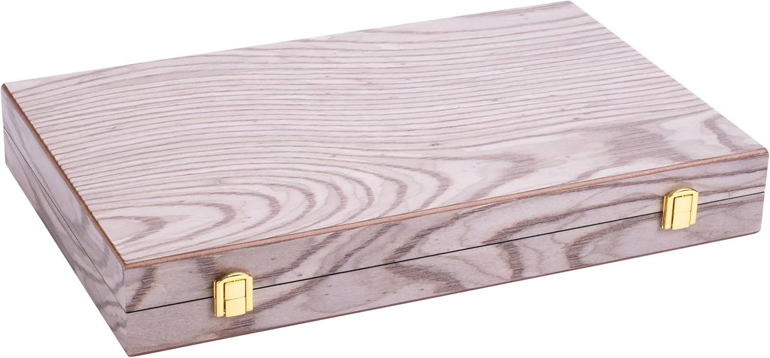 Engelhart Backgammon Deluxe 18 Pollici, Grigio - immagine 8