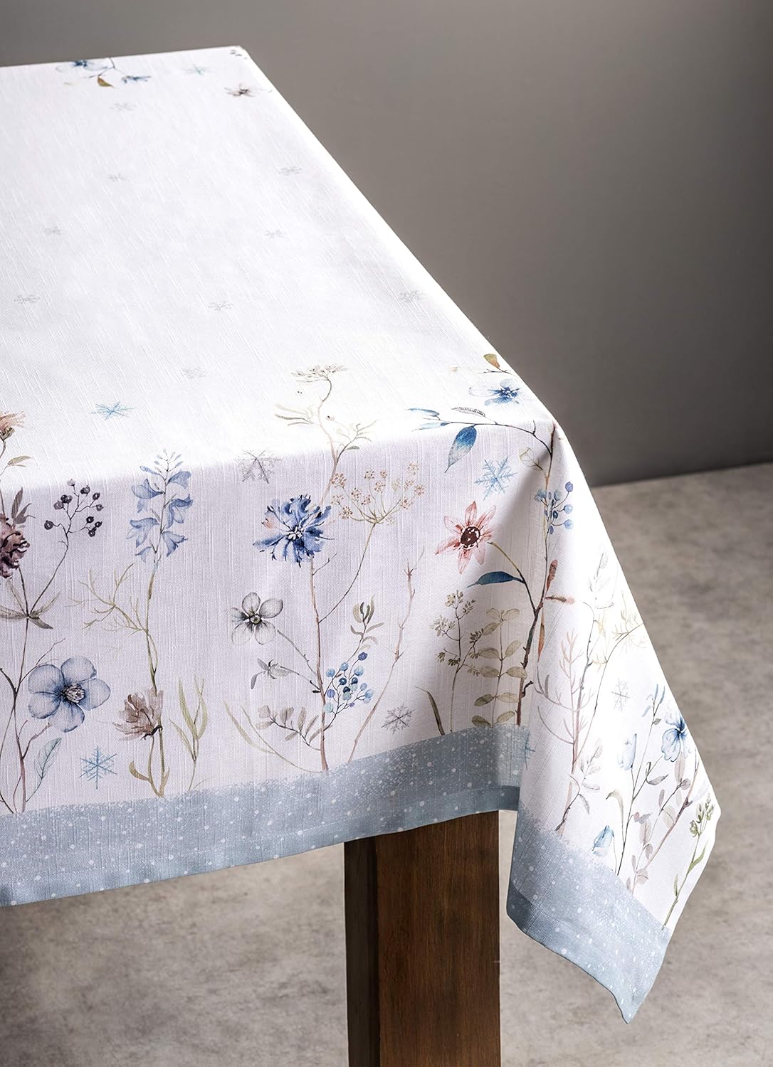 Maison D' Hermine Ice Florals - Tovaglia 100% Cotone - immagine 4
