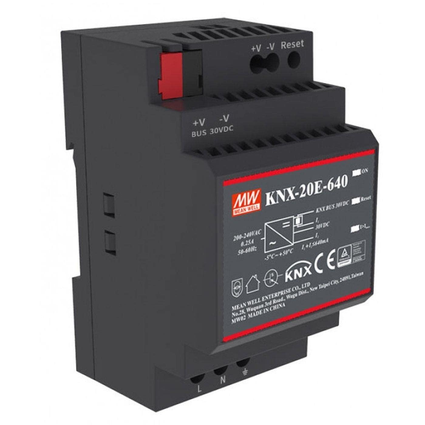 MeanWell KNX-20E-640 - Alimentatore LED 19,2W 640mA 30V KNX