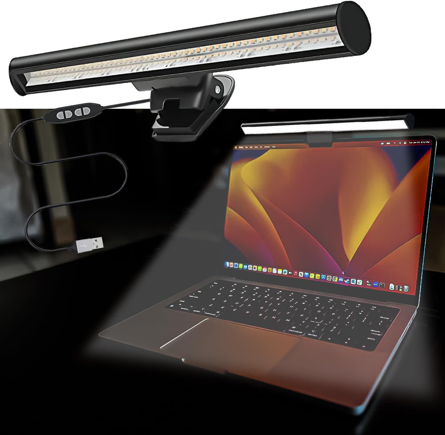 Arespark Lampada da Monitor LED Ricarica USB