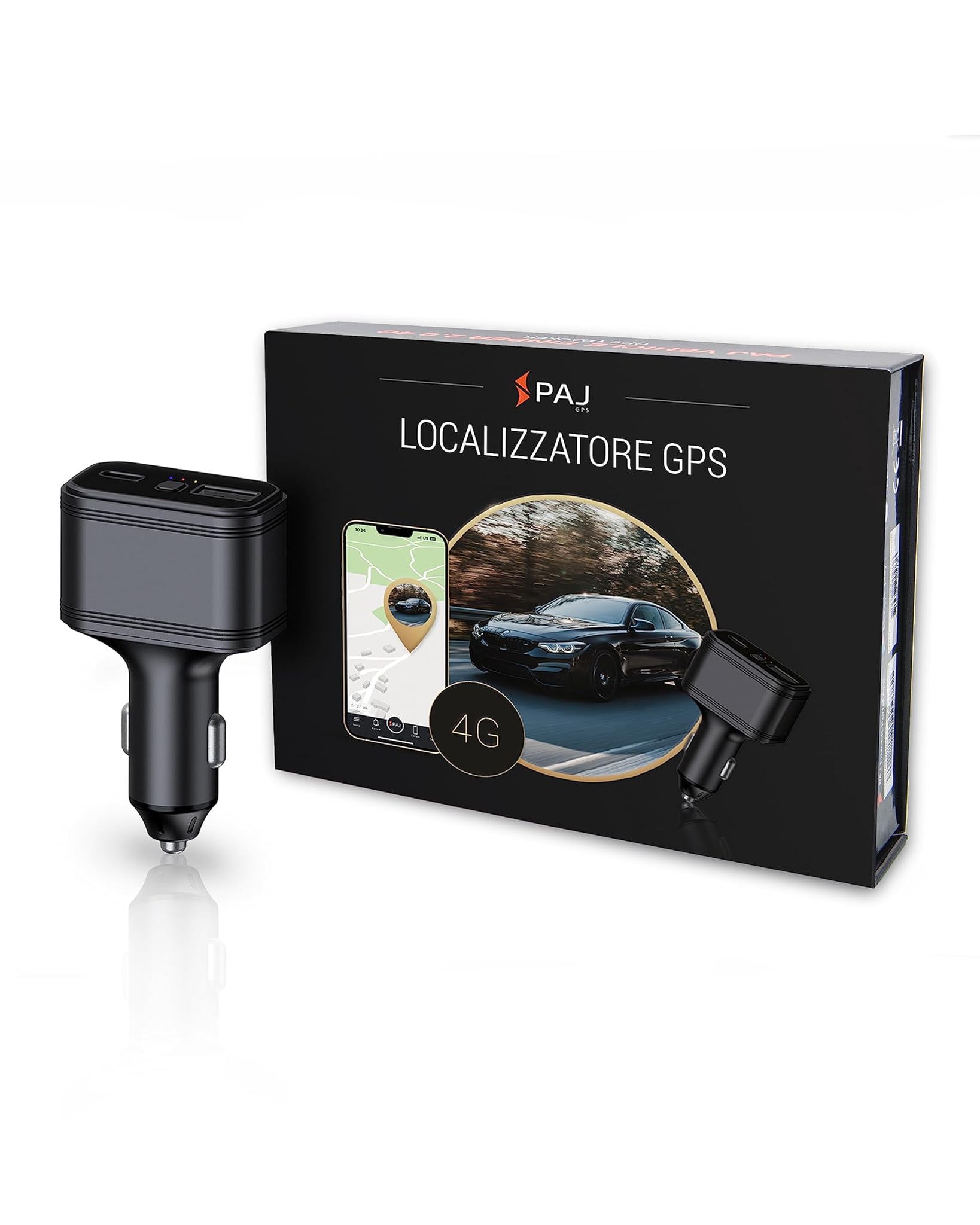 PAJ USB GPS Finder 4G - Localizzatore Auto 12V