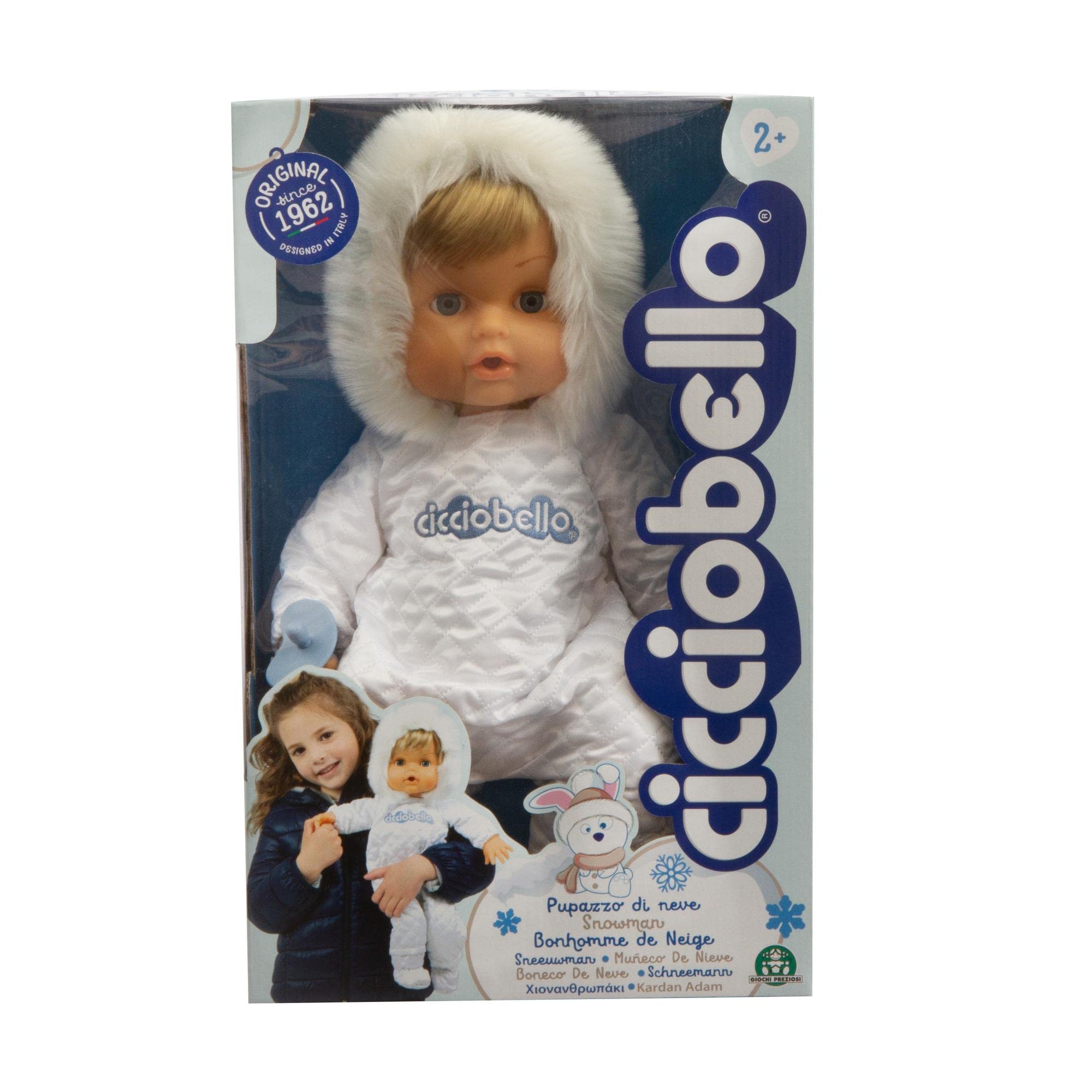 Cicciobello Pupazzo di Neve - Bambola con Tutina Morbida