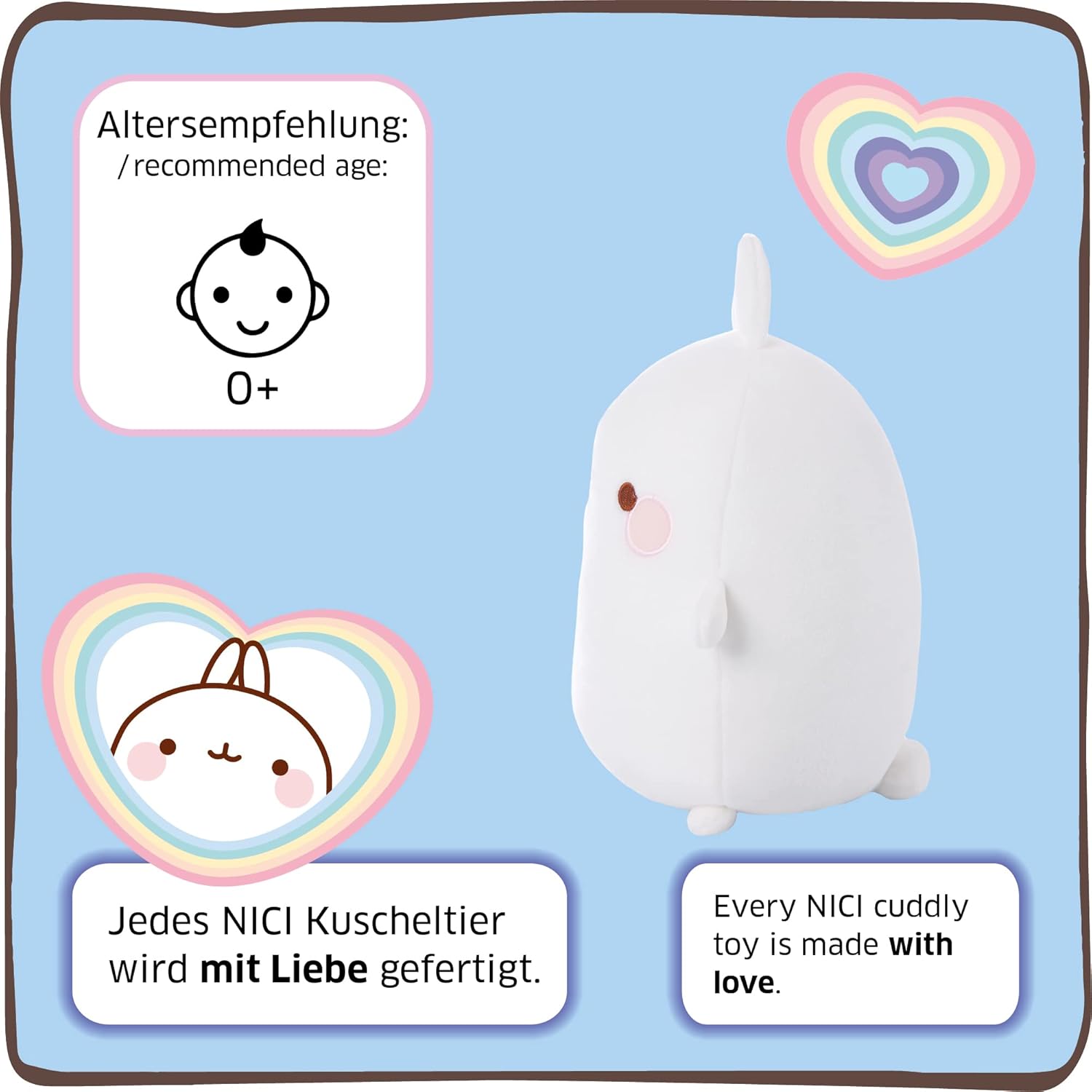 Peluche Molang 80 cm - immagine 4