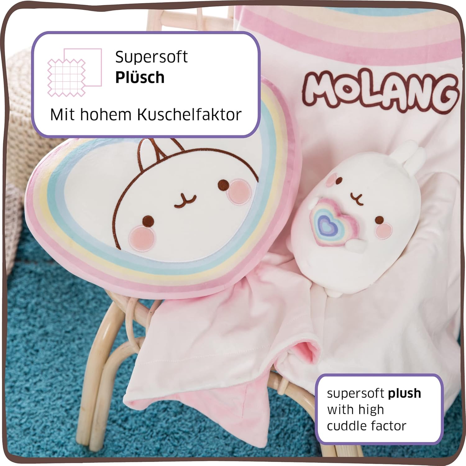 Peluche Molang 80 cm - immagine 5