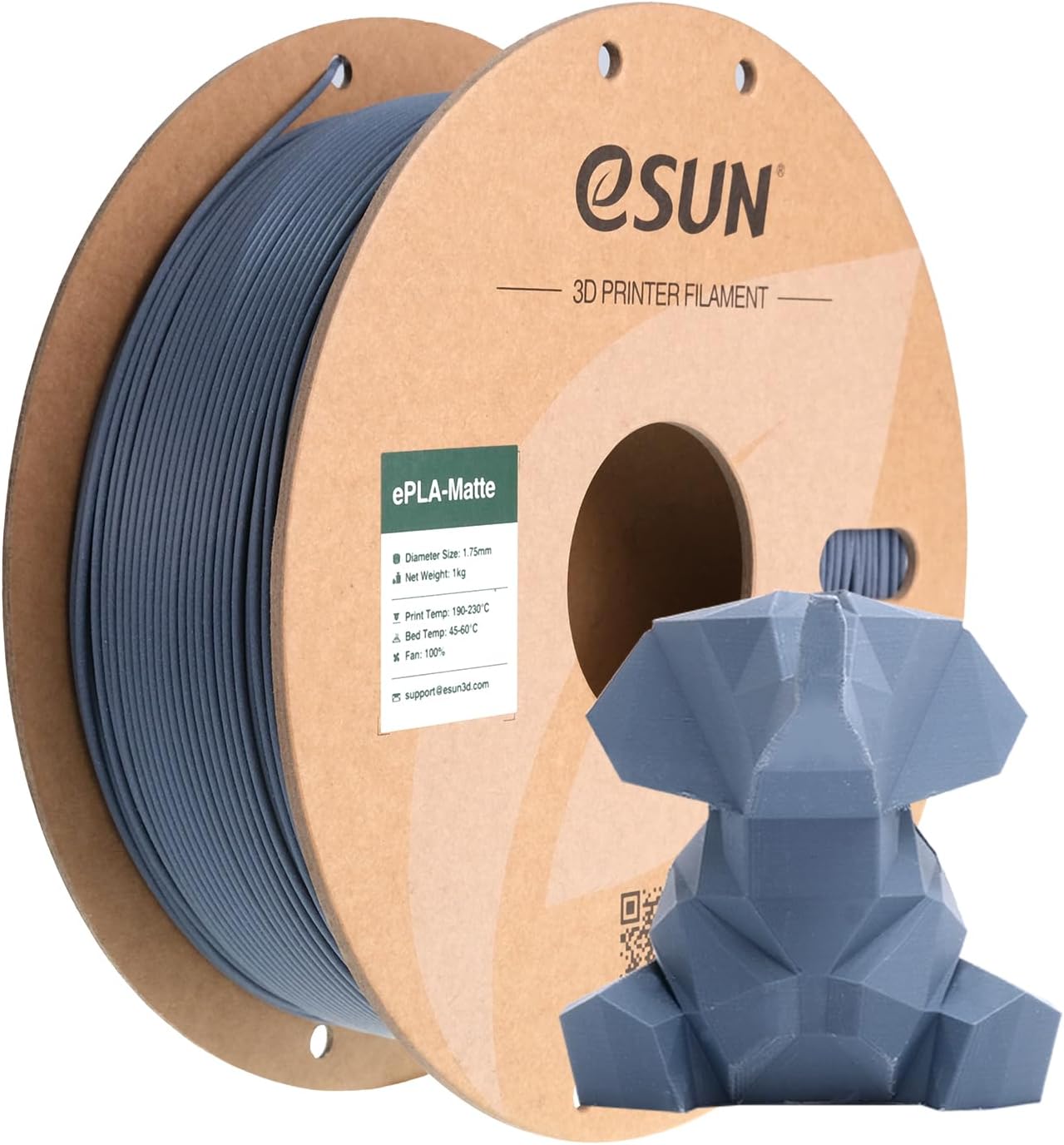 Esun Filamento PLA Opaco Aggiornato 1.75mm 1kg - immagine 1