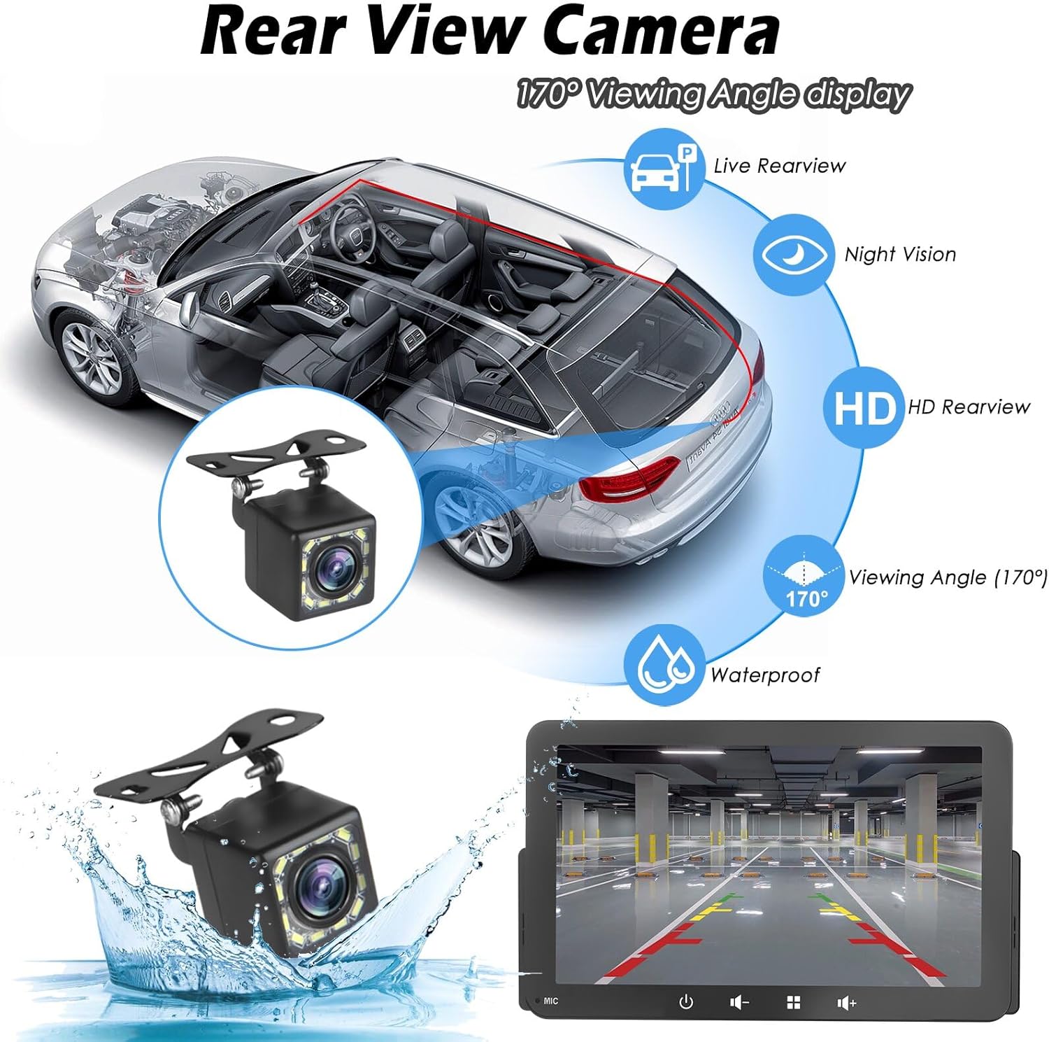 Autoradio 1 DIN con Wireless Carplay & Android Auto - immagine 5