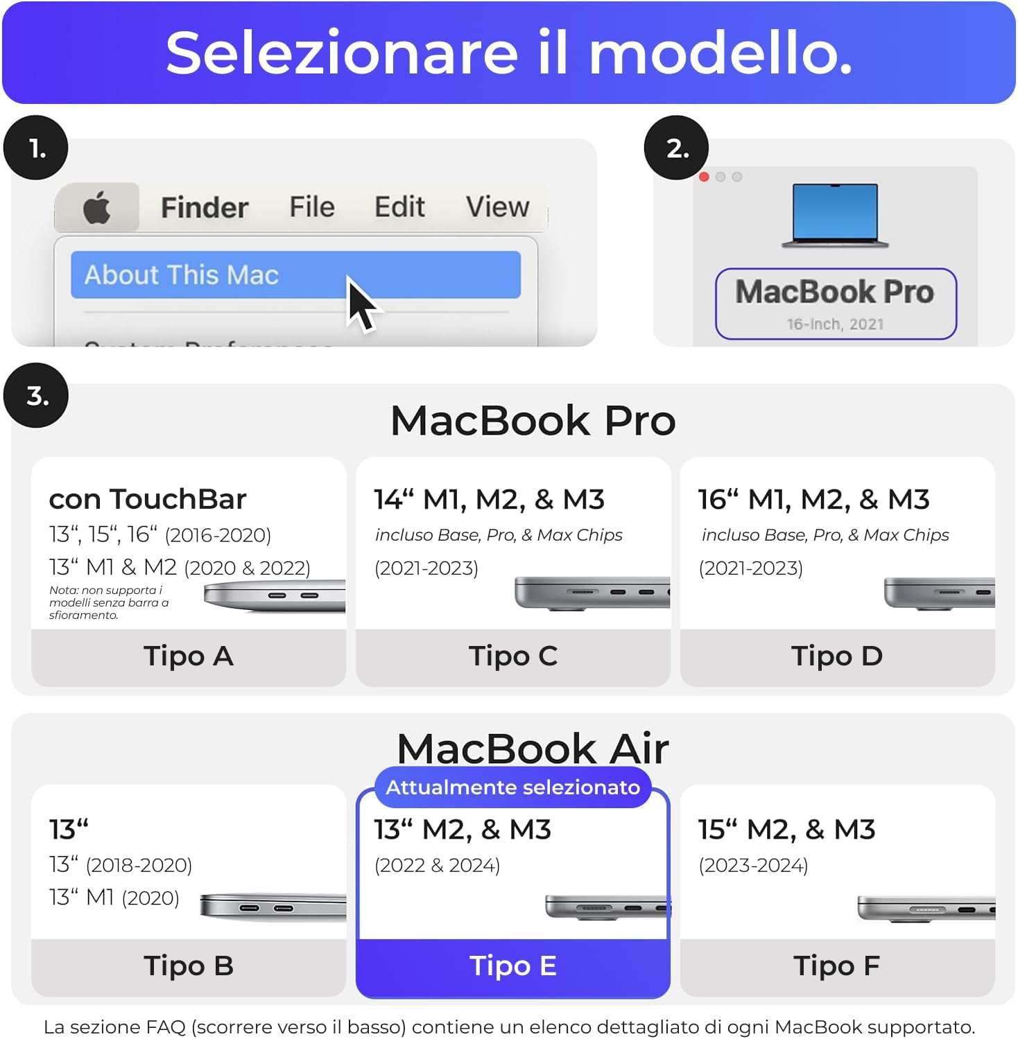 Ascrono Hub Docking Station Verticale per MacBook Air 13 - immagine 5