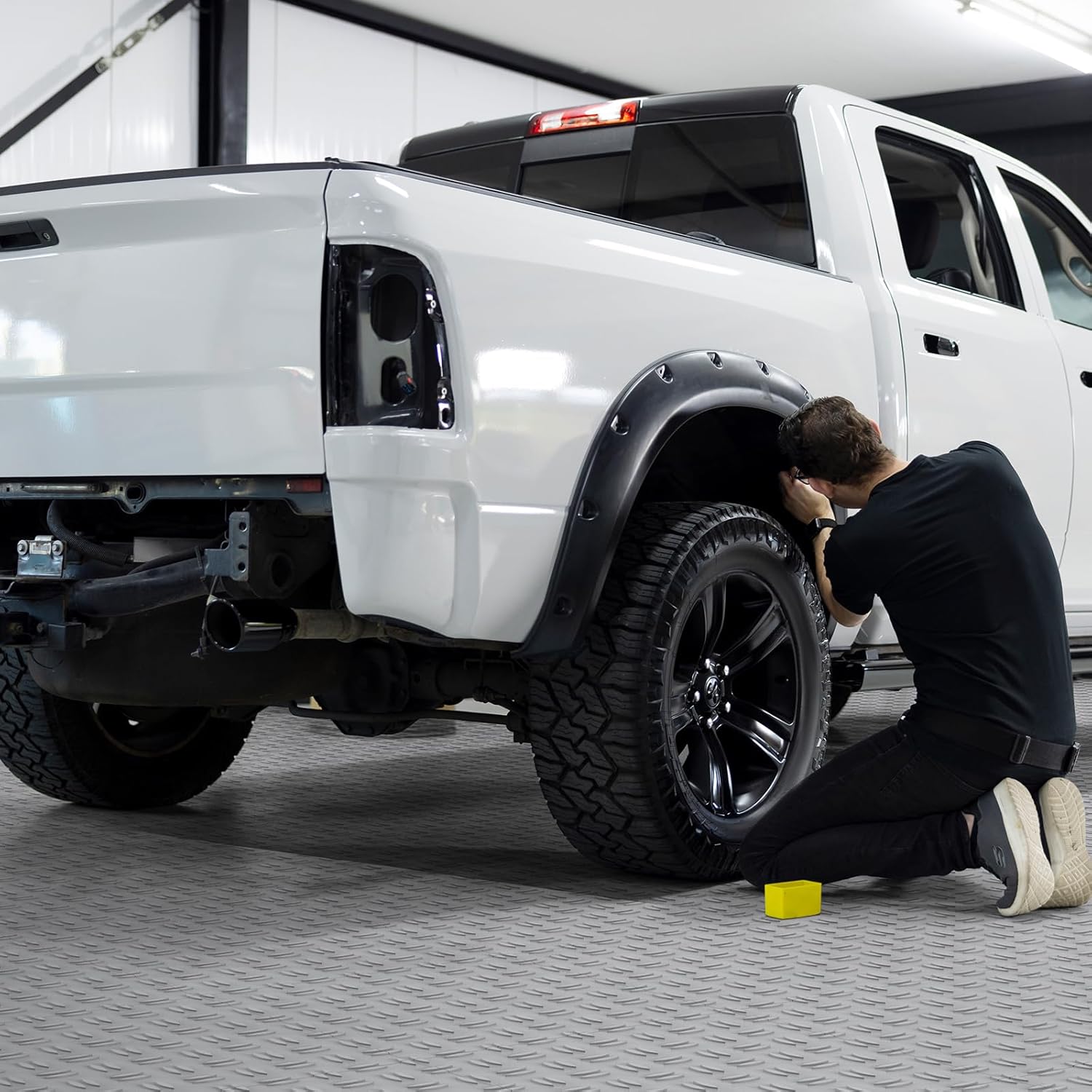 Vevor Piastrelle per Garage ad Incastro, 50 Pezzi, Argento - immagine 8