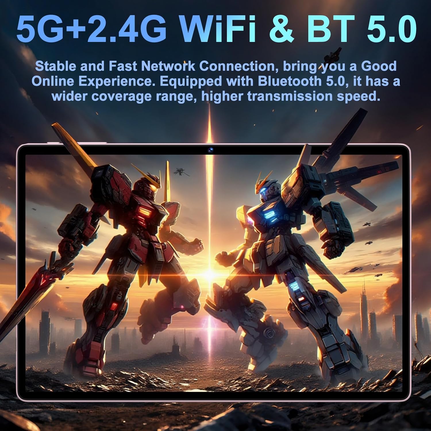 AI Tablet 10 Pollici Android 15, Oro Rosa - immagine 4