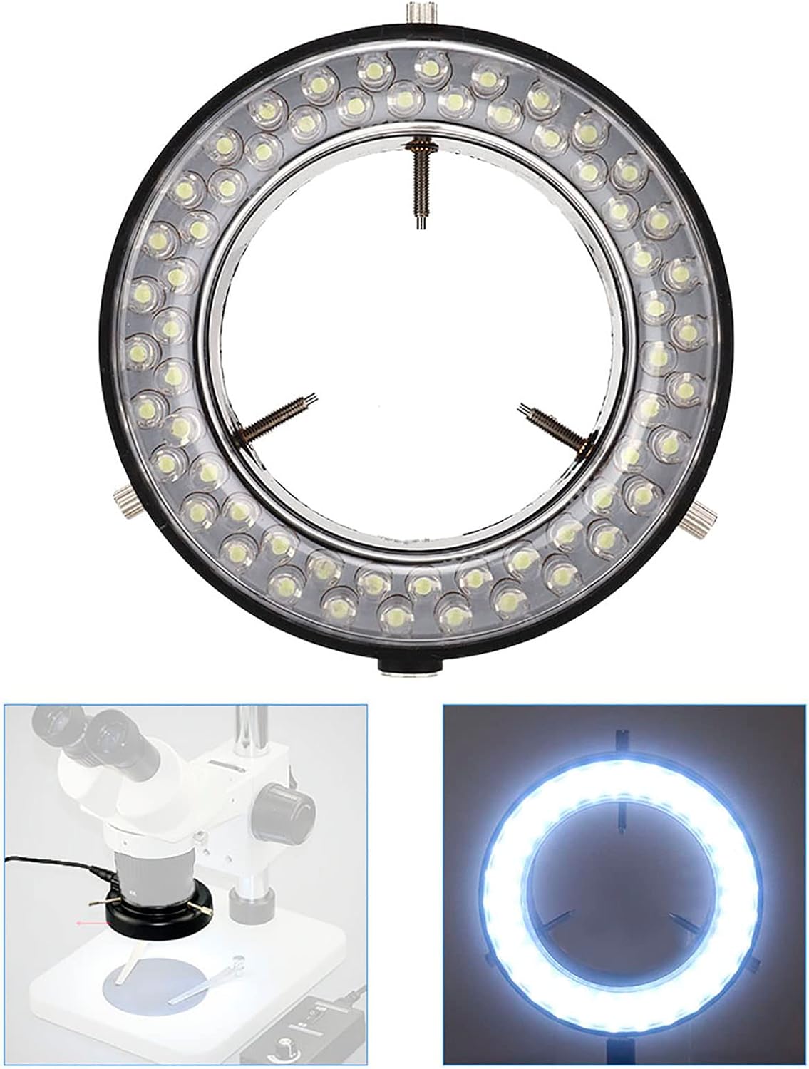 Lampada Anulare a LED per Microscopio Stereo - immagine 2