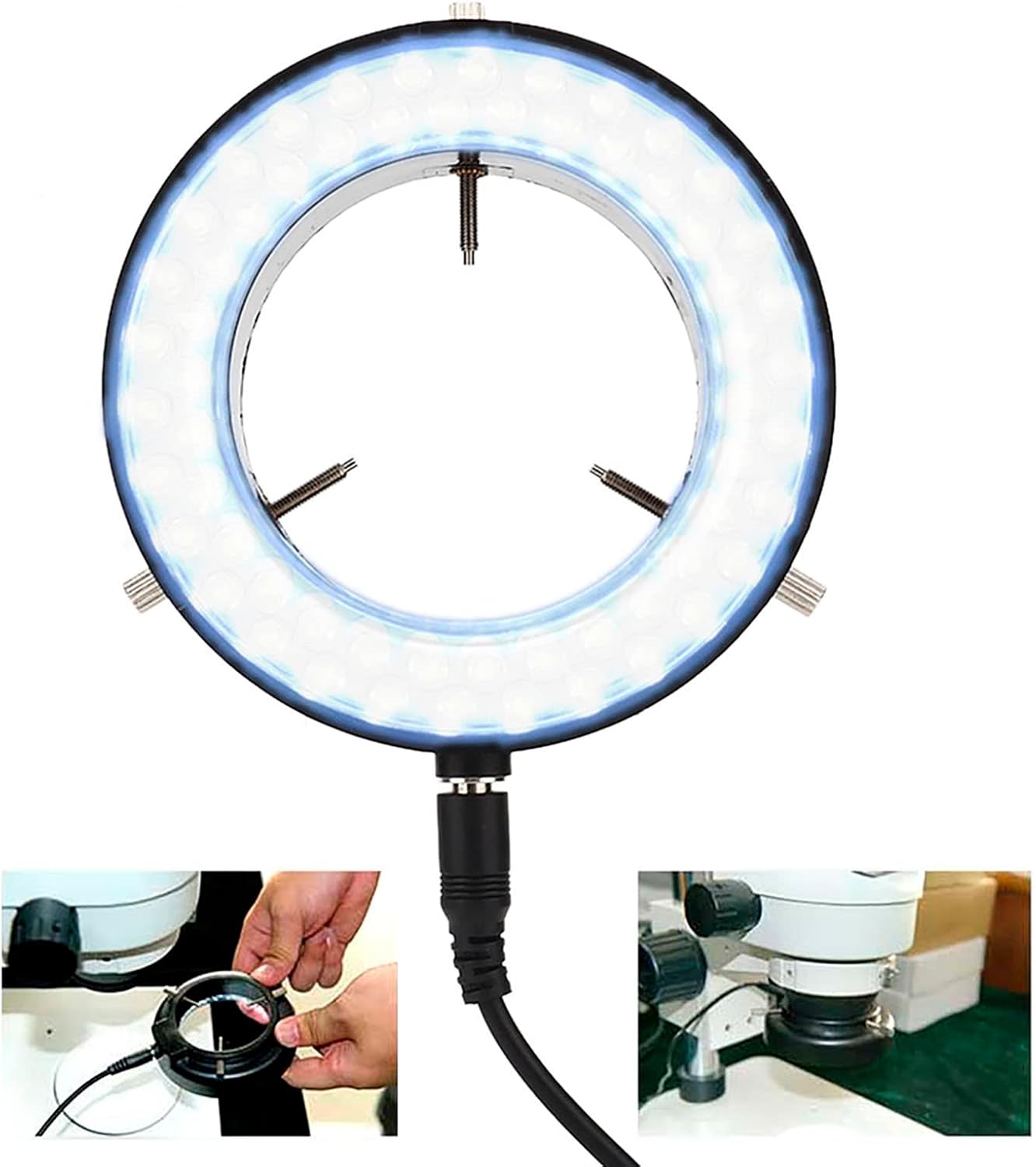 Lampada Anulare a LED per Microscopio Stereo - immagine 3