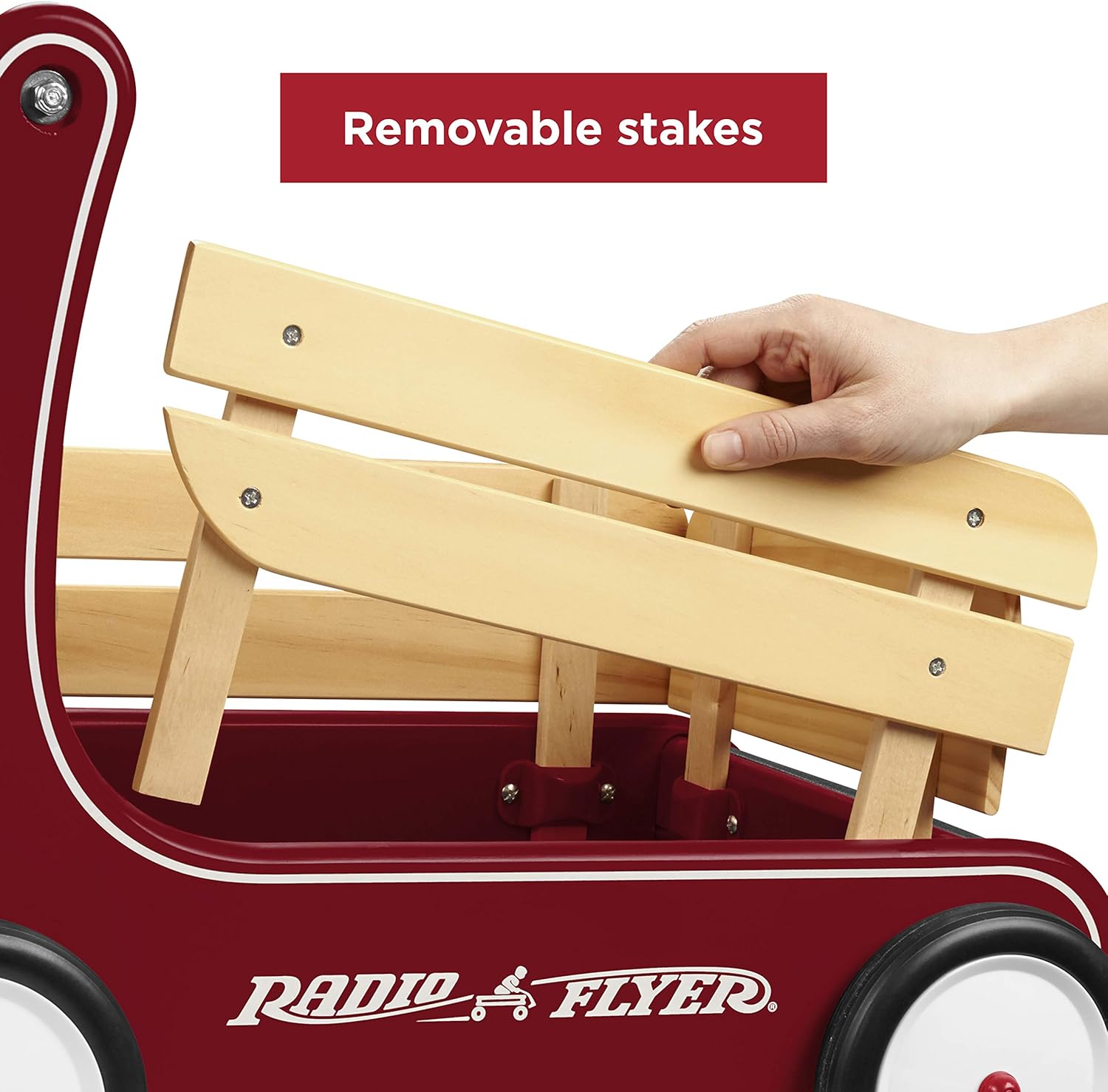 Radio Flyer Toy Walker Wagon, Red - immagine 4