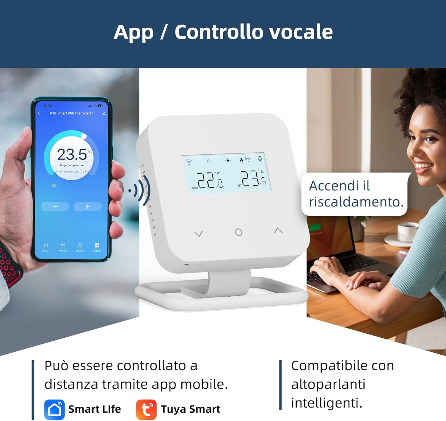 Termostato WiFi Intelligente per Caldaie a Gas - immagine 5