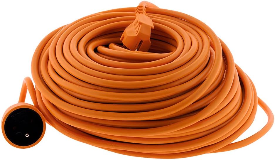 Zenitech Prolunga da Giardino 50m, Arancione - immagine 1