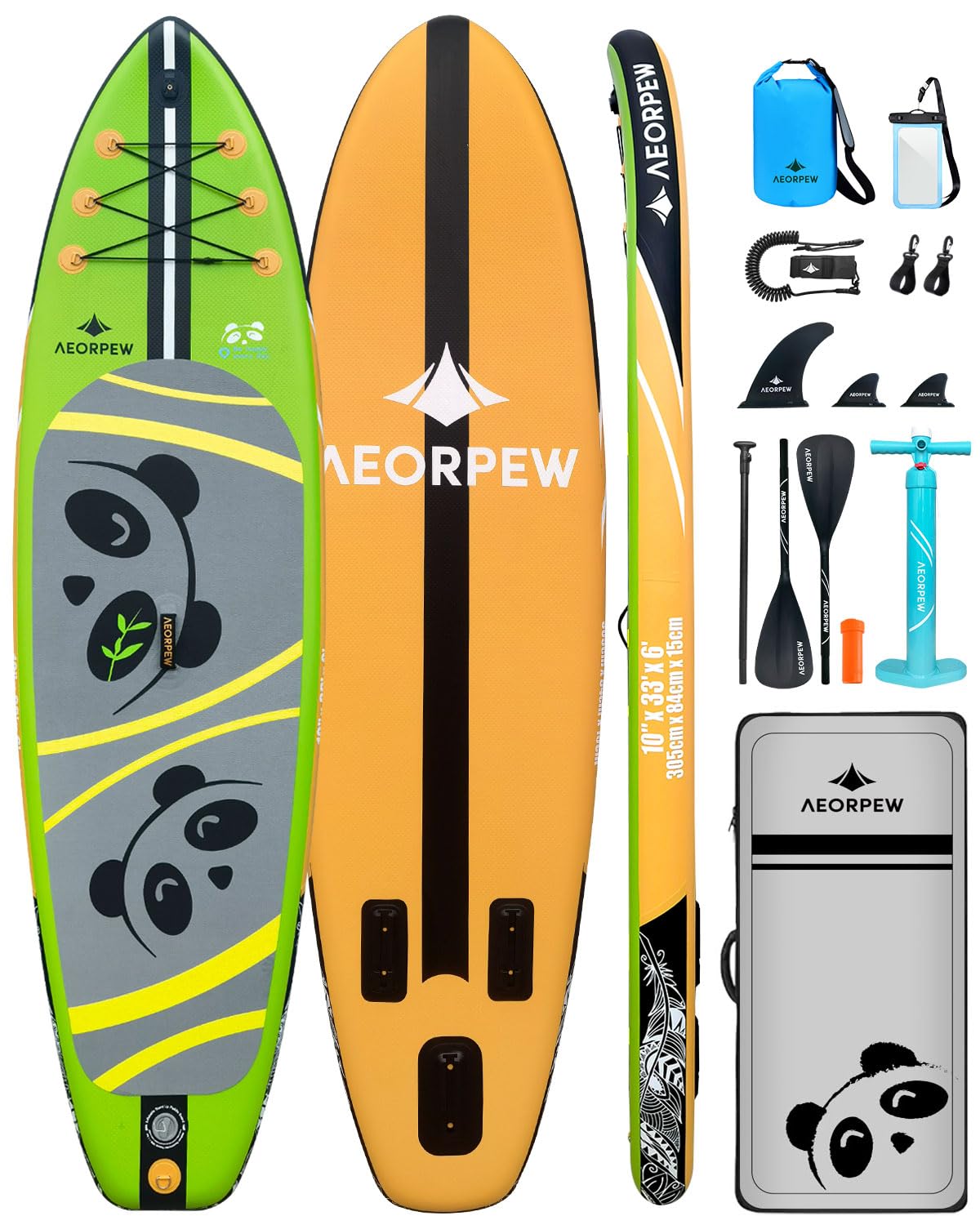 Aeorpew Tavola da Paddle Gonfiabile 3m