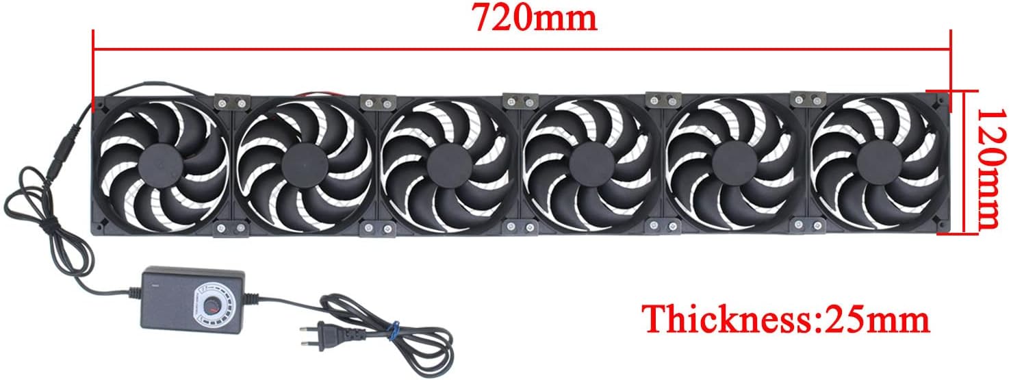 Booster per Termosifone Radiatore Ventilatore Assiale - immagine 2