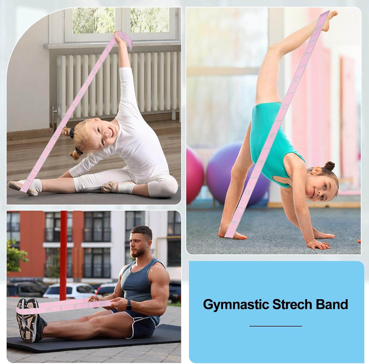 Gymnastics Stretch Band - Elastico per Danza e Yoga - immagine 6