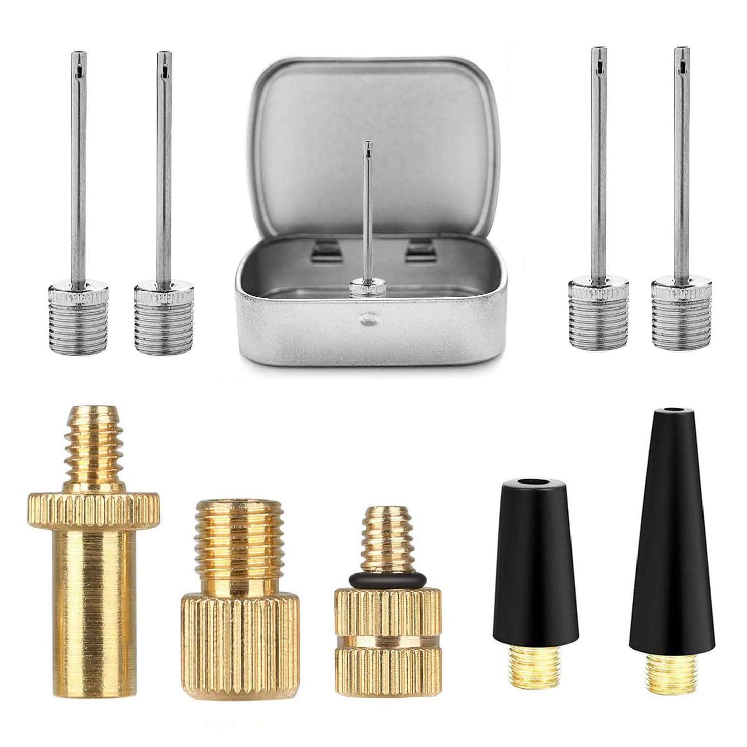 Set di adattatori per ago per Pompa a Sfera e valvola Bici (DV/AV/SV)