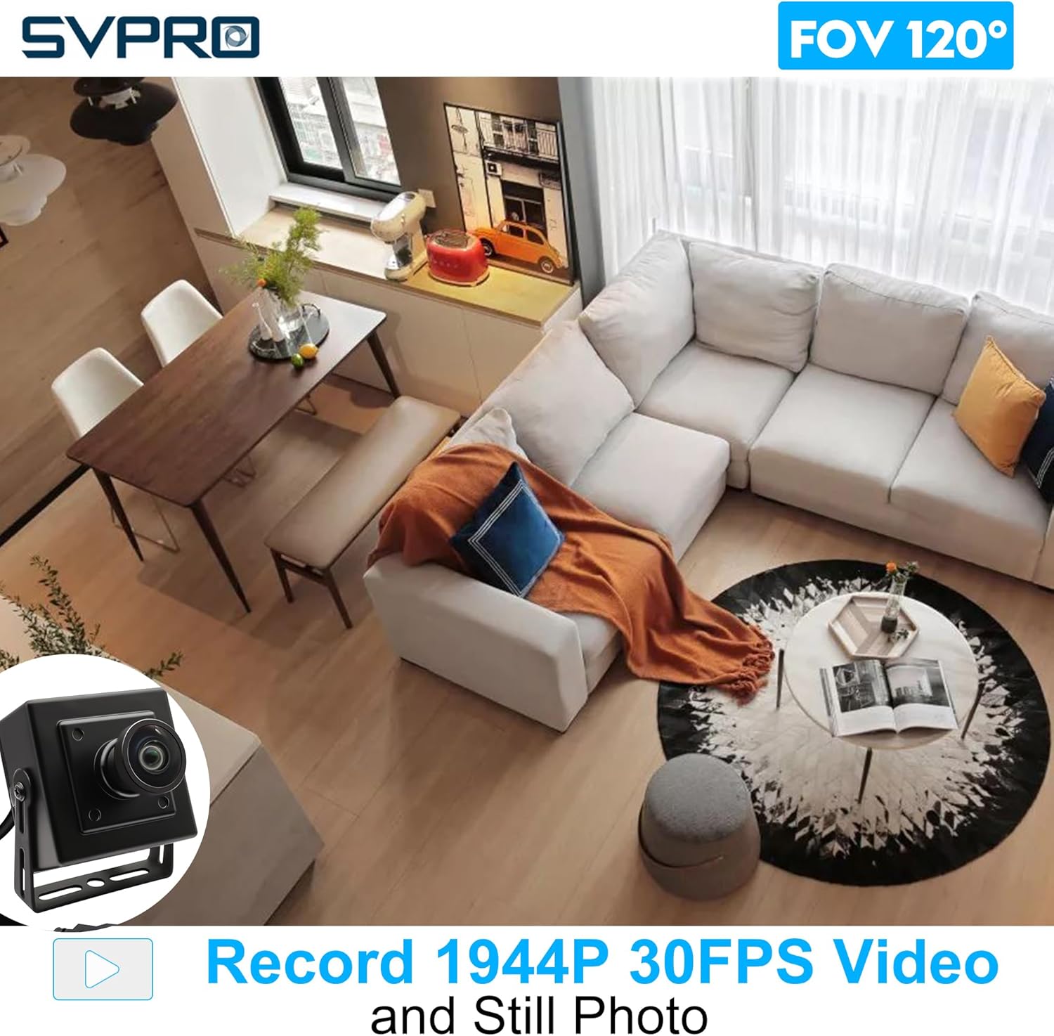 Svpro 5MP 30FPS USB Camera Grandangolare per Computer - immagine 2