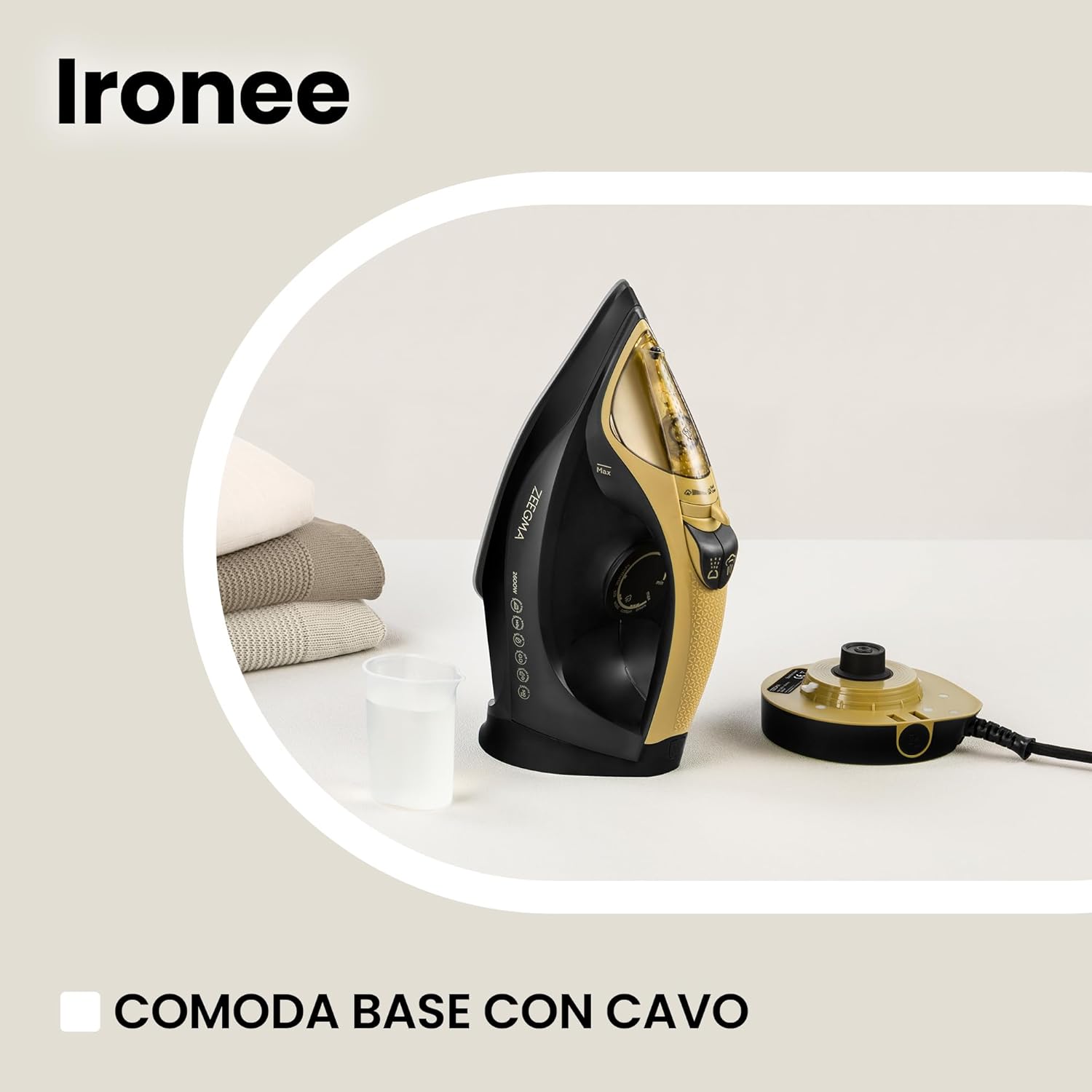 Zeegma IRONEE - Ferro da Stiro 2600W Senza Fili - immagine 7