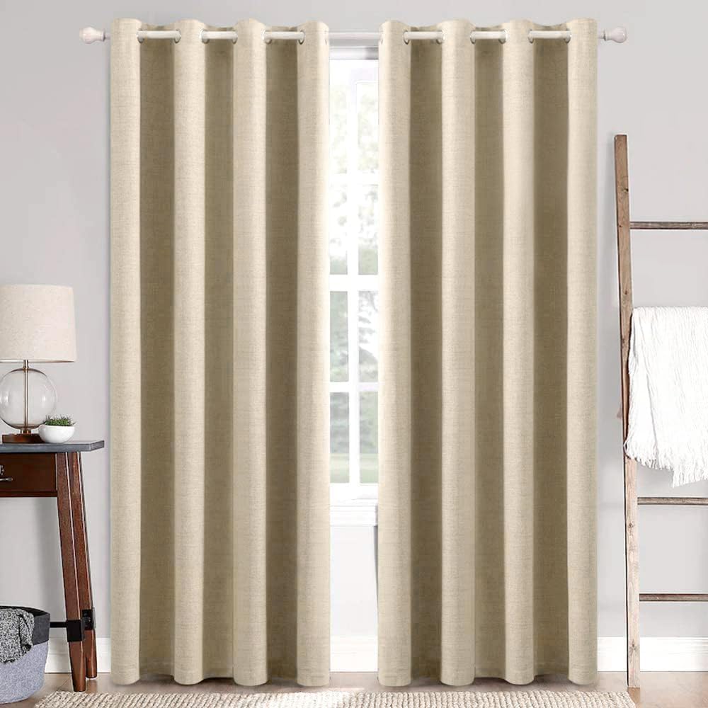 Miulee Tende Opache Termoisolanti 140x260 cm, Taupe