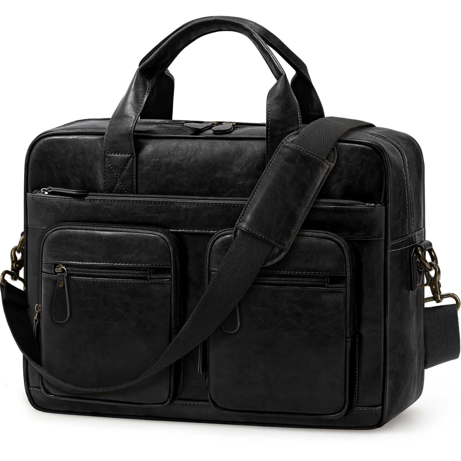 RAINSMORE Borsa Lavoro Uomo Porta PC 15,6 Pollici