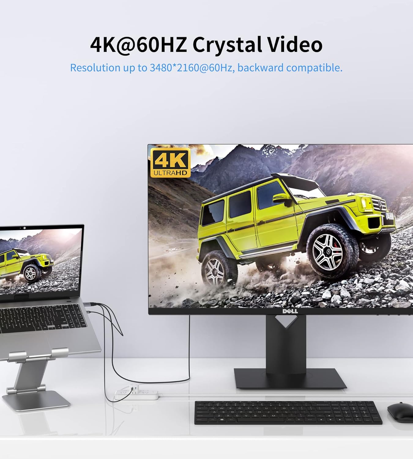 Cavo DisplayPort a USB-C 4K 60Hz 2m - immagine 4