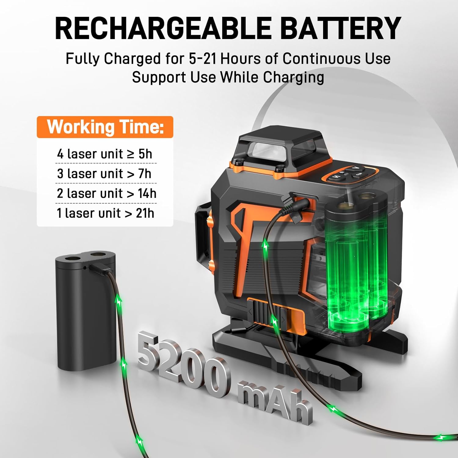 Gochifix - Livella Laser 4x360 16 Linee 4D Verde - immagine 6