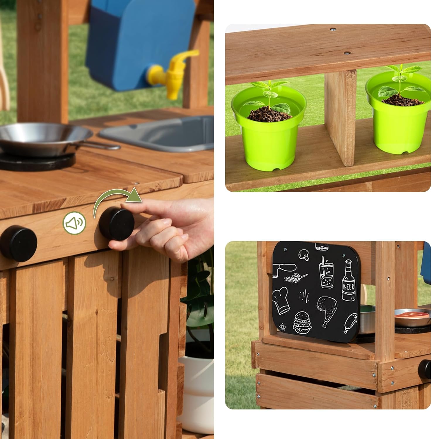 Cucina per bambini all'aperto - immagine 3