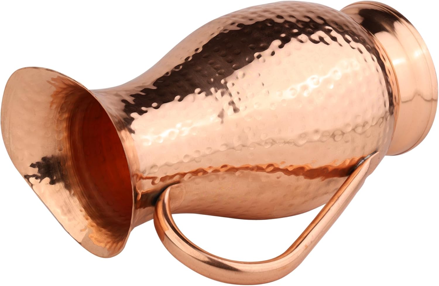 Brocca in Puro Rame Martellato con Coperchio 1800 ml - immagine 5