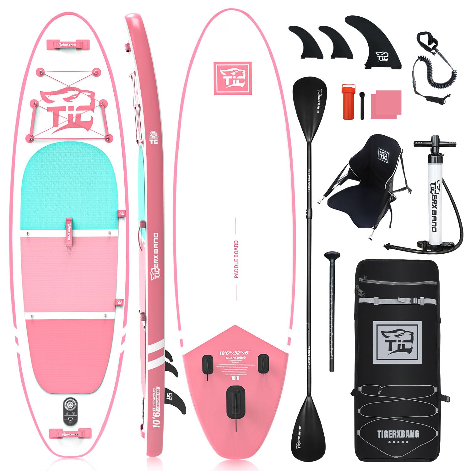 Tigerxbang Stand Up Paddle Boards 10'6'' x 32'' x 6''