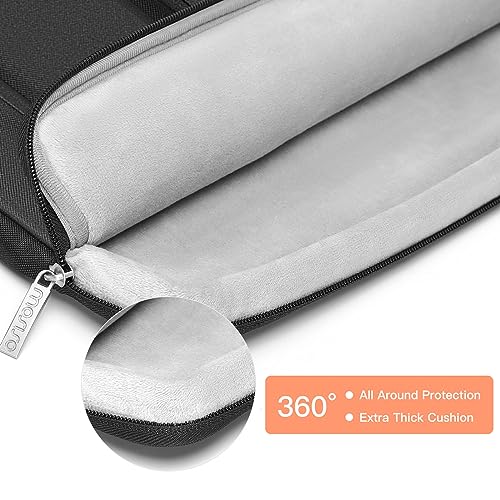 Mosiso Custodia Borsa Porta PC 13-13.3 Pollici, Nero - immagine 3
