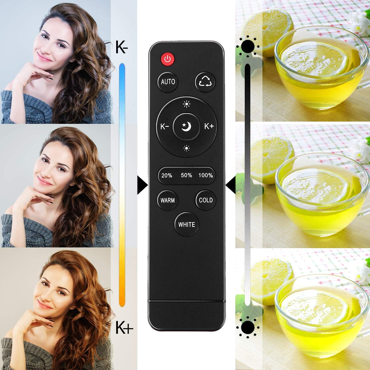 Softbox Andoer - Set Luci Fotografiche con Telecomando - immagine 2