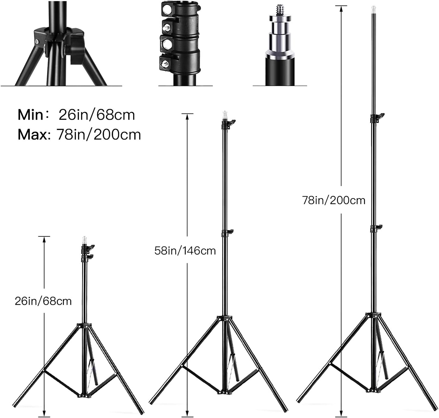 Softbox Andoer - Set Luci Fotografiche con Telecomando - immagine 4