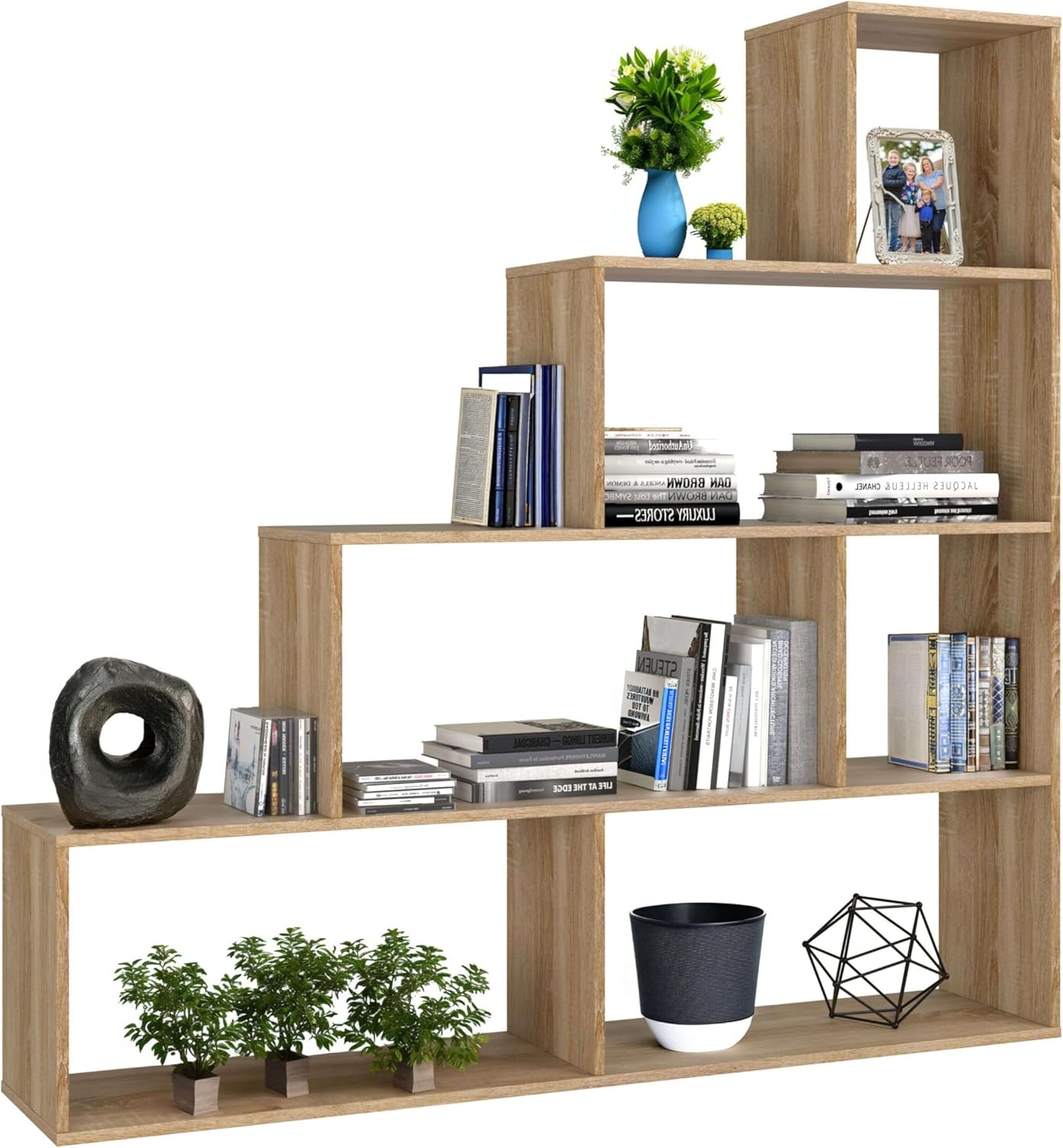 Fores Diseño Kafka S01 Libreria Divisorio Rovere Spazzolato - immagine 4