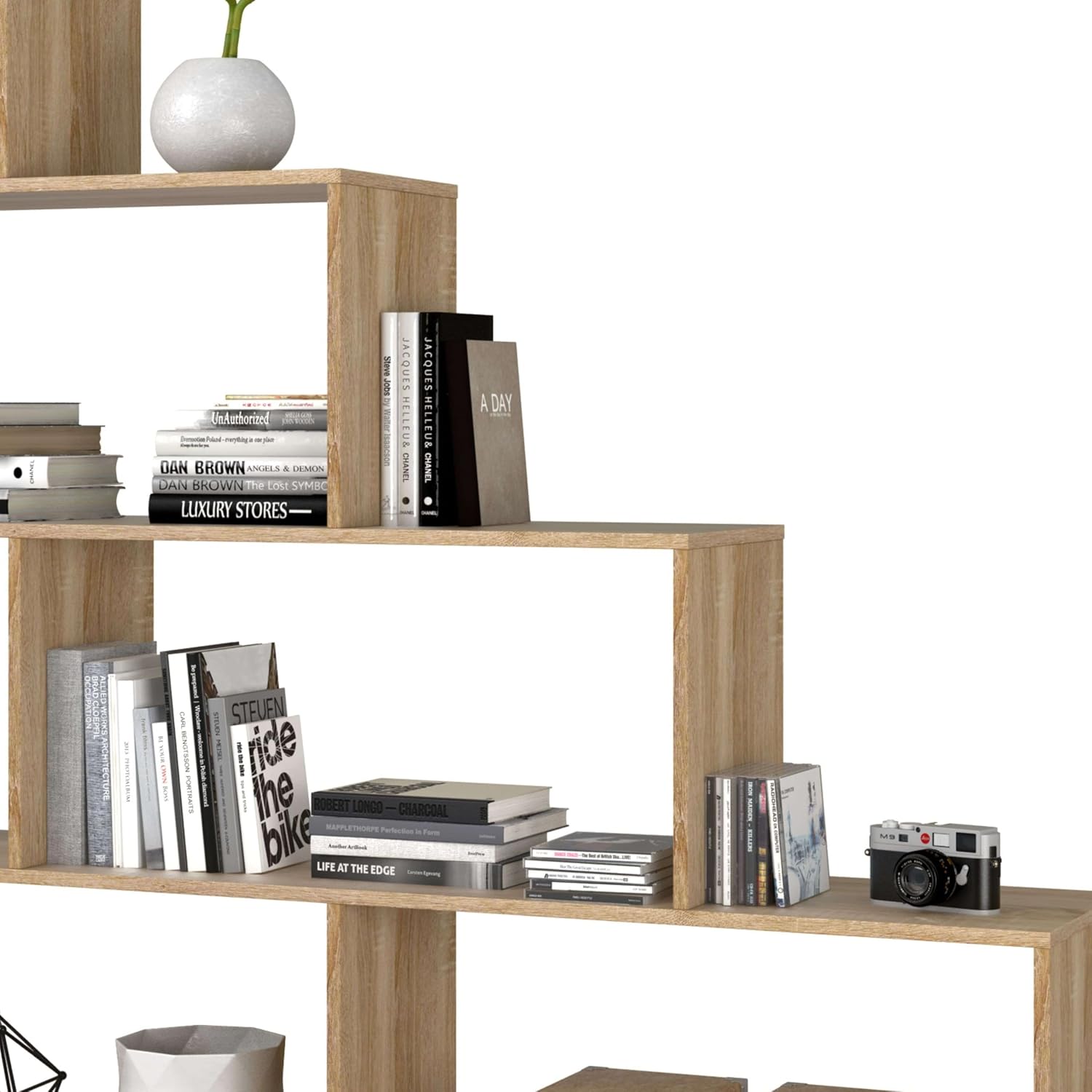 Fores Diseño Kafka S01 Libreria Divisorio Rovere Spazzolato - immagine 5