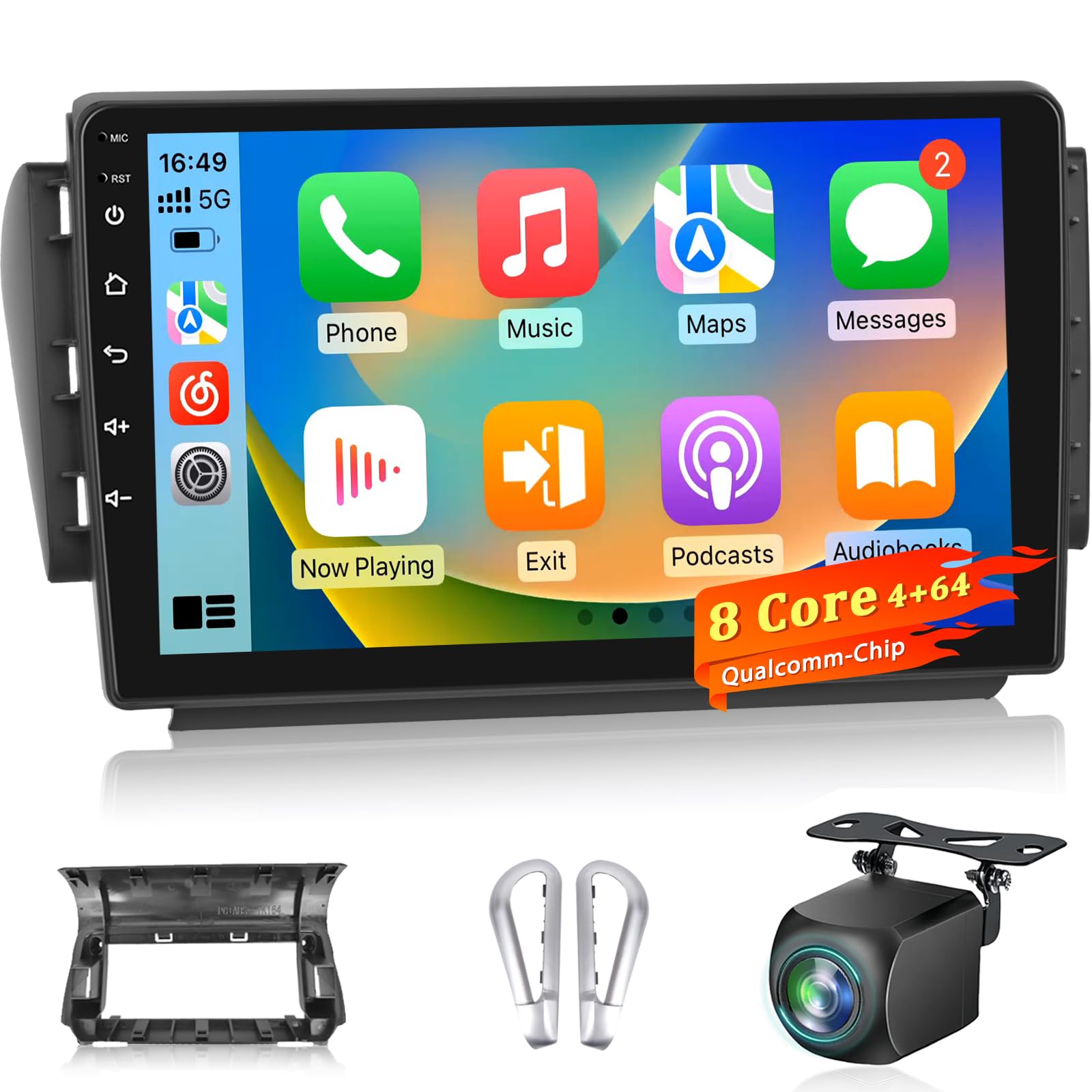 Autoradio Android Qualcomm per Peugeot 208/2008