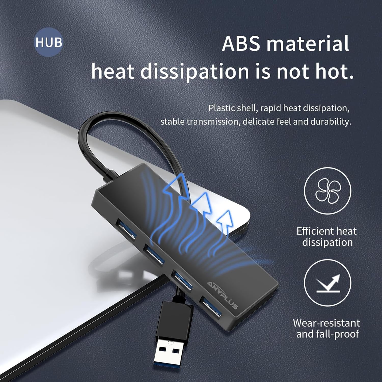 Anyplus Hub USB 3.0 Sdoppiatore Multiplo - immagine 2
