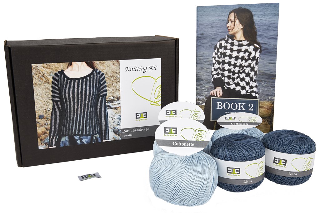 X-Large Linea Honshu Kit Lana Knitting, Indigo