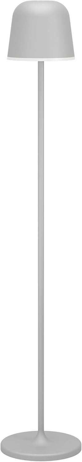 Eglo Mannera-L - Lampada da Terra LED a Batteria, Grigia